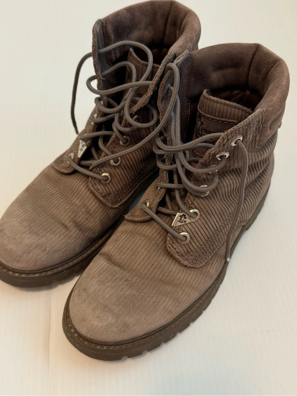 Panama Jack Men's Grey Brown Lace-Up Boots size 41/ 8.5 US